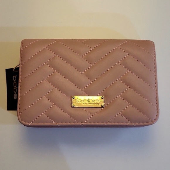 bebe Handbags - bebe Pink Crossbody Bag NWT